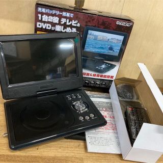 新品 9インチ ポータブルDVDプレーヤー  W録 ワンセグ 車載 プレイヤー(DVDプレーヤー)