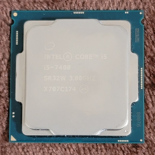 intel　core i5 7400 1