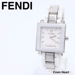 FENDI - 電池新品【美品】FENDI 6200L セラミック ズッカ柄 レディース