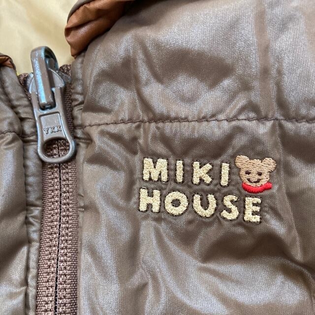 mikihouse(ミキハウス)のミキハウス　リバーシブル　ベスト キッズ/ベビー/マタニティのベビー服(~85cm)(ジャケット/コート)の商品写真