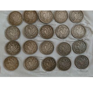 100円 銀貨 鳳凰 稲穂(貨幣)