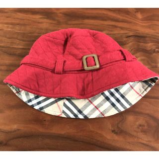 バーバリー(BURBERRY)の【美品】バーバリー チェック 帽子 48㎝(帽子)