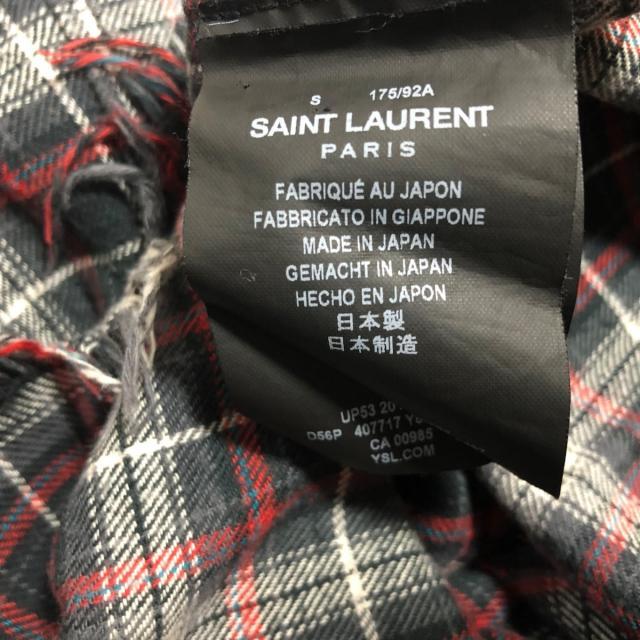 Saint Laurent(サンローラン)のサンローランパリ 長袖シャツ サイズS メンズのトップス(シャツ)の商品写真