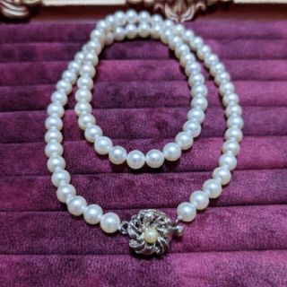 ジュエリーツツミ(JEWELRY TSUTSUMI)の伊勢志摩産　真珠のフォーマルネックレス　卒園卒業やお祝いの席に(ネックレス)