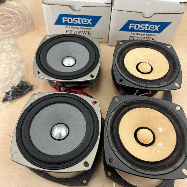 fostex フルレンジユニット ff105wk fe107eペア2つオーディオ機器