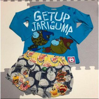 ジャム(JAM)の2枚セット★ロンT美品　120　JAM　じゃりぐま　長袖Tシャツ　ショーパン(Tシャツ/カットソー)