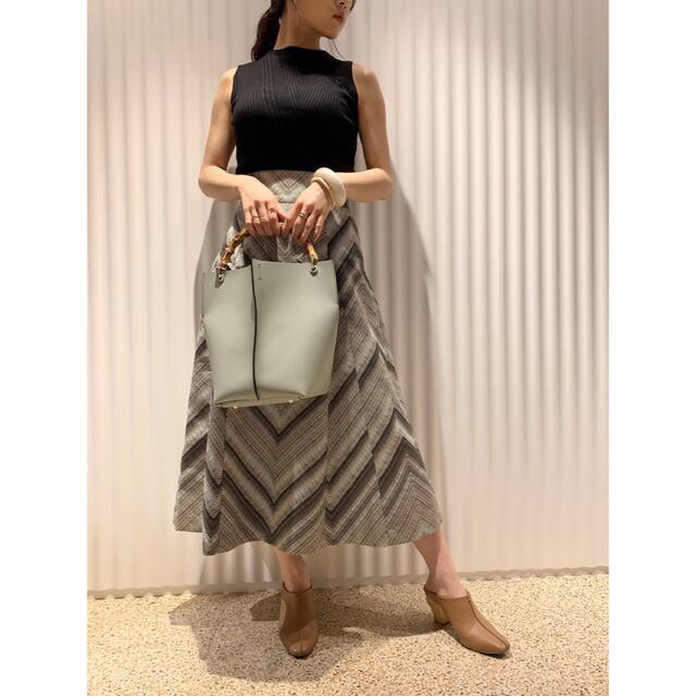 SNIDEL - 新品タグ付き♡SNIDEL♡ストライプジャガードスカートの通販