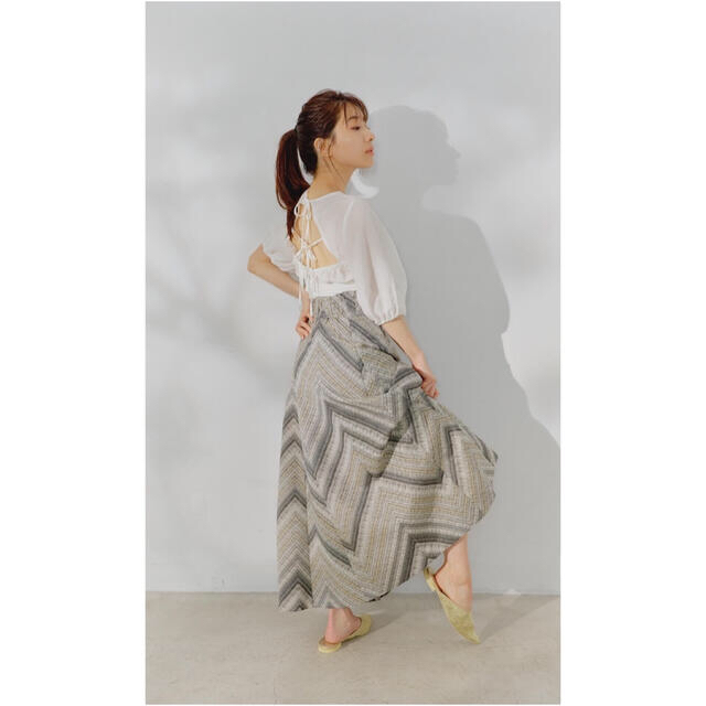 SNIDEL - 新品タグ付き♡SNIDEL♡ストライプジャガードスカートの通販
