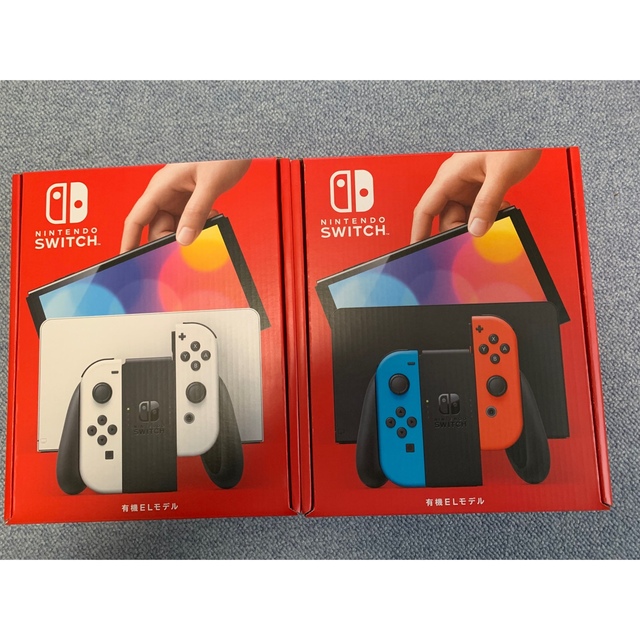 ニンテンドースイッチ有機EL ホワイト　ネオン　セット