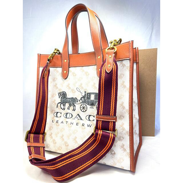 COACH - COACH コーチ 新作トートバッグ フィールド ホース アンド