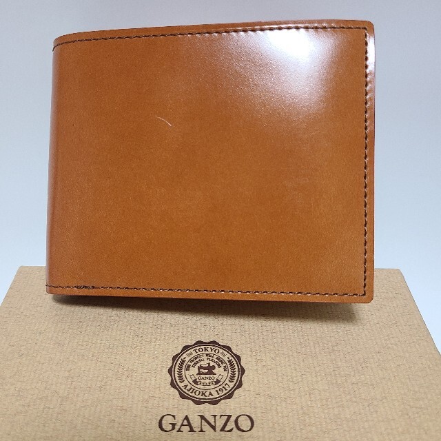 GANZO　ガンゾ　コードバン　小銭入れ付き二つ折り財布