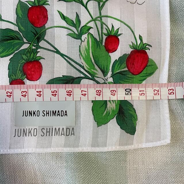 JUNKO SHIMADA - 新品未使用✨JUNKO SHIMADA ハンカチ 白 いちご JUNKO SHIMADA - 新品未使用✨JUNKO SHIMADA ハンカチ 白 いちご