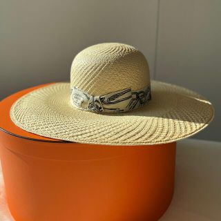 エルメス【これからの太陽の季節に♪】ハット 《グレタ》 麦わら帽子
