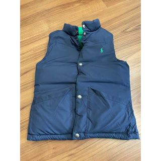 ポロラルフローレン(POLO RALPH LAUREN)のラルフローレン ダウンベスト リバーシブル　ネイビーグリーン　コート(ジャケット/上着)