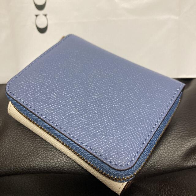 coach コーチ　新品　バイカラー　折財布