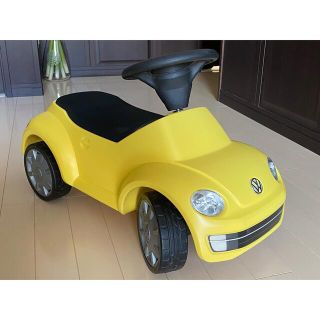 フォルクスワーゲン(Volkswagen)のフォルクスワーゲン/ビートル/子供/乗り物/キッズカー/公式/カート/イエロー(電車のおもちゃ/車)