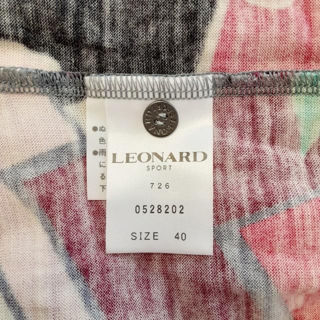 LEONARD(レオナール)のレオナール 長袖カットソー サイズ40 M - レディースのトップス(カットソー(長袖/七分))の商品写真