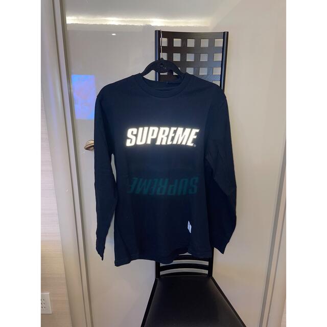 Supreme　Metallic L/S Top　Black