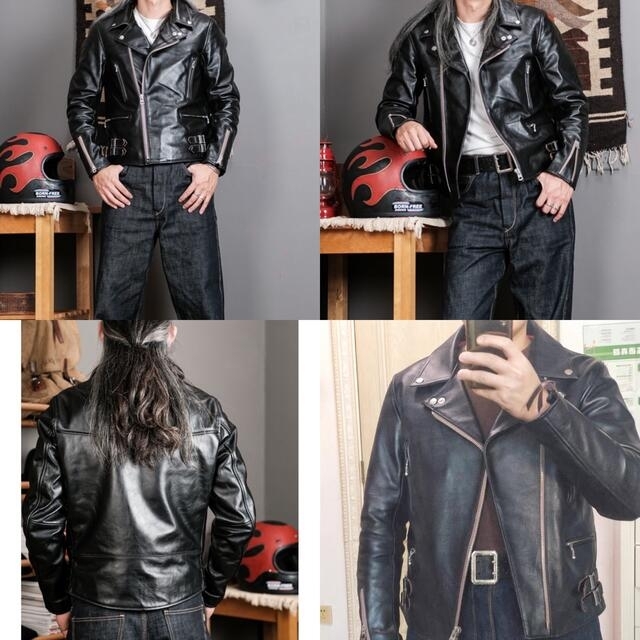 Mサイズ専用　3回目購入　1000円値下げ メンズのジャケット/アウター(ライダースジャケット)の商品写真