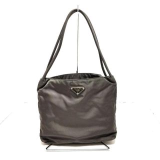 プラダ(PRADA)のプラダ ハンドバッグ - ダークブラウン(ハンドバッグ)