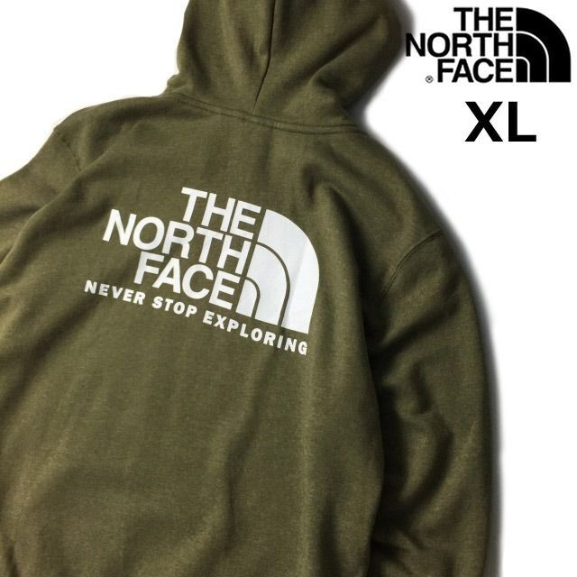 りますので THE NORTH FACE - ノースフェイス パーカーUS限定 ロゴプリント 裏起毛(XL)緑 181130の通販 by ゆみこ's shop｜ザノースフェイスならラクマ いたしまし