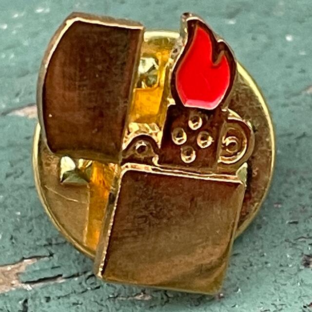 ZIPPO(ジッポー)の＊ USA ZIPPO ライター 真鍮 ピンバッジ ブローチ PINS ✳︎ メンズのファッション小物(タバコグッズ)の商品写真