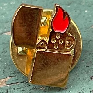 ジッポー(ZIPPO)の＊ USA ZIPPO ライター 真鍮 ピンバッジ ブローチ PINS ✳︎(タバコグッズ)