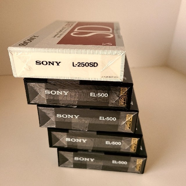 SONY EDベータビデオテープ4巻＋βビデオ1 巻