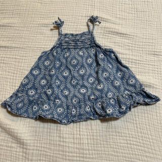 ベビーギャップ(babyGAP)のbabygap GAP デニムワンピース 60サイズ(ワンピース)