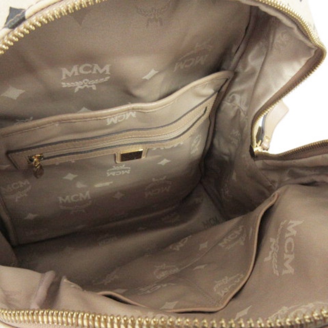 MCM リュック ベージュ