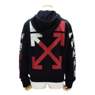 専用!オフホワイトパーカーDIAG SPLIT LOGO SLIM HOODIE トップス ...