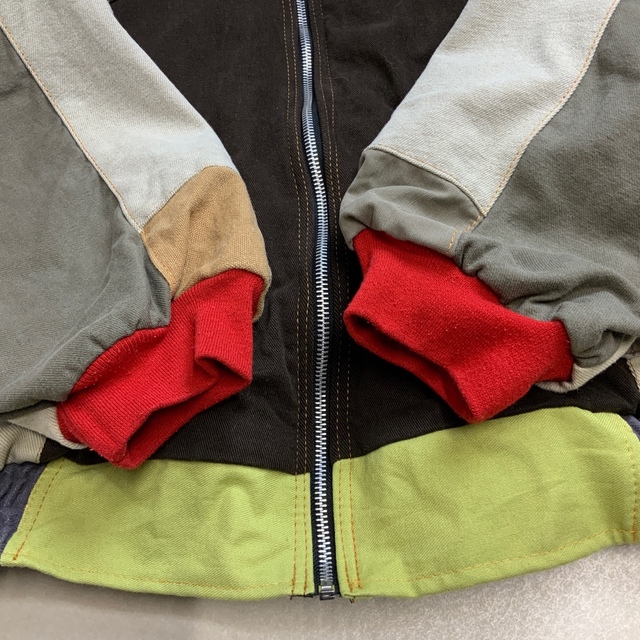 carhartt(カーハート)の希少 1点モノ Carhartt カーハート ツギハギ ダックパーカー メンズのジャケット/アウター(ブルゾン)の商品写真