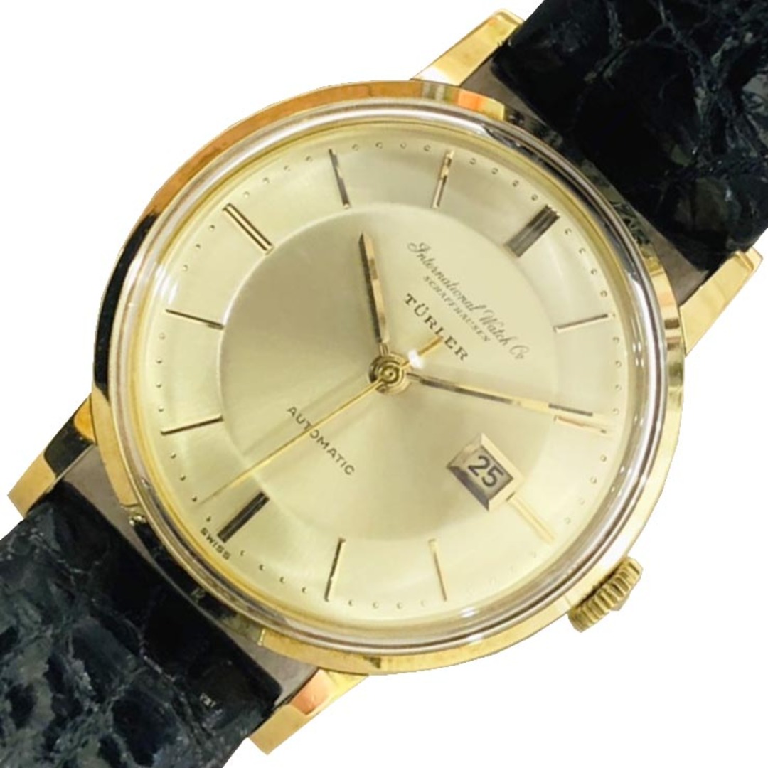 インターナショナルウォッチカンパニー IWC TURLER 8531 シャンパン  K18YG 自動巻き メンズ 腕時計