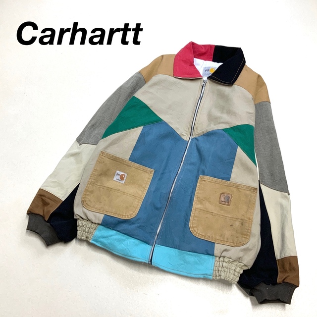 リメイク古着］Carhartt カーハート アクティブジャケット 一点物-