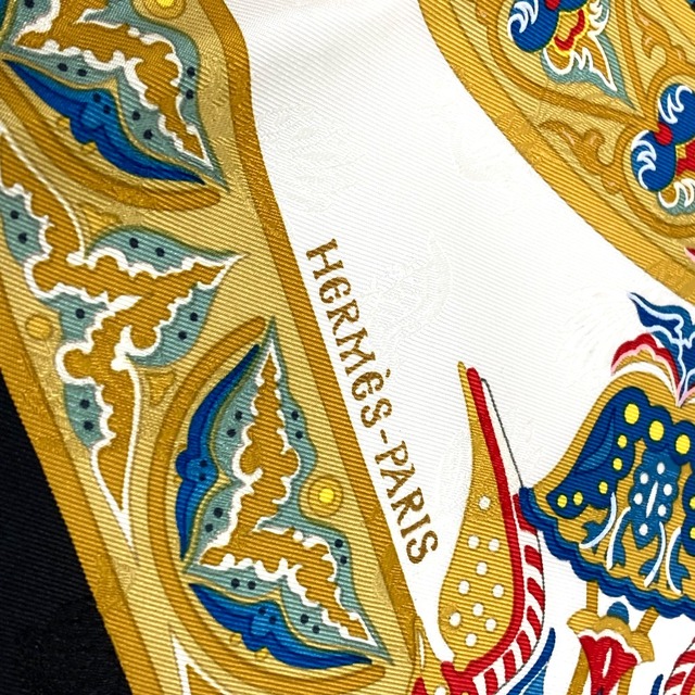 ビザンチン Hermes - 美品 エルメス スカーフ カレ90 シルク100% ビザンチンの空 レディースの通販 by ブックオフ｜エルメス