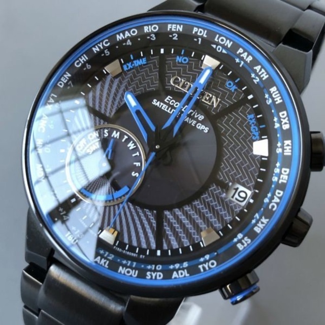 ☆良品【CITIZEN】シチズン アテッサ エコドライブ AT9045-58E/H820-T020691 ソーラー電波 メンズ_697760【ev20】