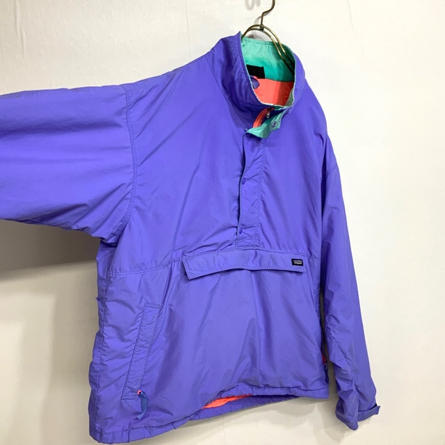 patagonia(パタゴニア)の希少 90‘s USA製 patagonia ネオンカラー アノラックジャケット メンズのジャケット/アウター(ナイロンジャケット)の商品写真