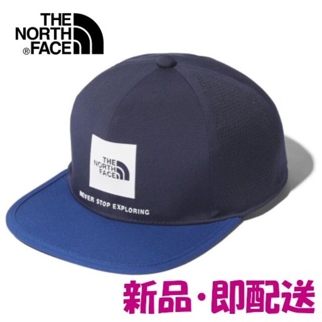 ◆新品・即配送◆ノースフェイス・テックロゴキャップ　TNFネイビー×TNFブルー