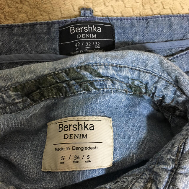 Bershka(ベルシュカ)の花柄デニムセットアップ  ベルシュカ メンズのトップス(シャツ)の商品写真