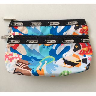 レスポートサック(LeSportsac)のレスポートサック ハワイ限定 ダブルファスナー マチ付き ポーチ(ポーチ)