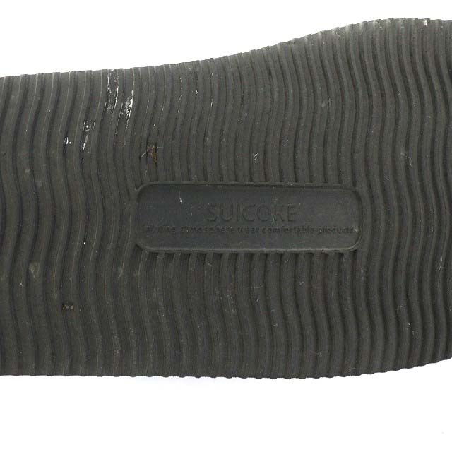 スイコック MUTON BOOTS ショートブーツ スエード 24.0cm 黒 - ブーツ
