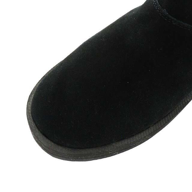 スイコック MUTON BOOTS ショートブーツ スエード 24.0cm 黒 - ブーツ