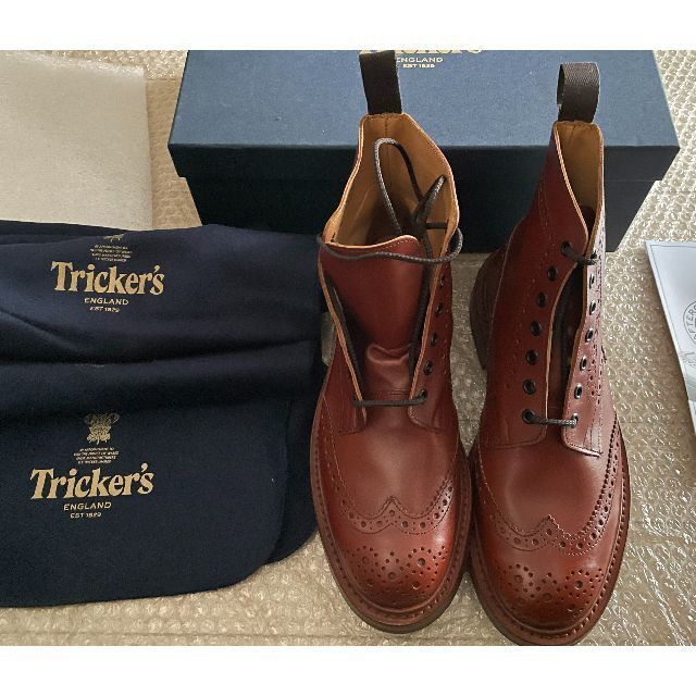 Tricker's トリッカーズ カントリーブーツ メダリオン ８