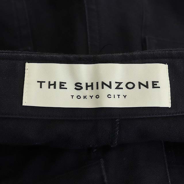 シンゾーン Shinzone ベイカーパンツ ストレート コットン 36 黒 2