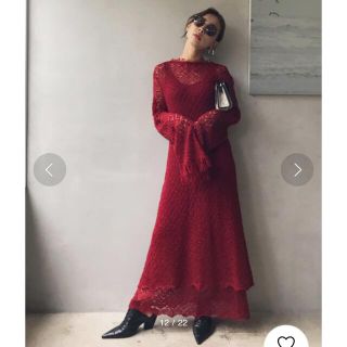 アメリヴィンテージ(Ameri VINTAGE)のアメリ　AMERI UNDRESSED LAYERED KNIT DRESS(ロングワンピース/マキシワンピース)