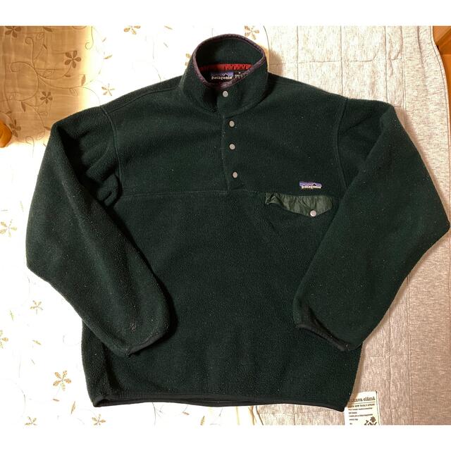 patagonia 90's シンチラ フリース スナップT  グリーン M