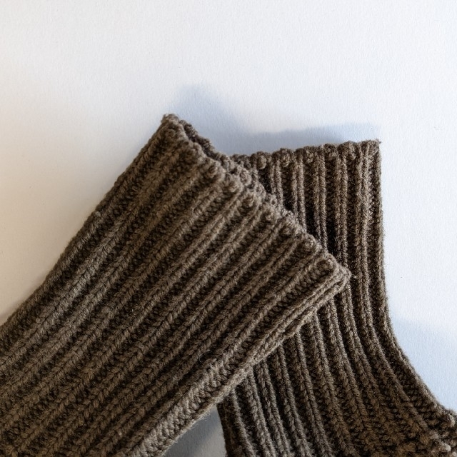 ハイク HYKE リブスリーブス RIBBED SLEEVES ネイビー 新品 トップス