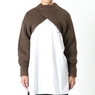 HYKE RIBBED SLEEVES ボレロ