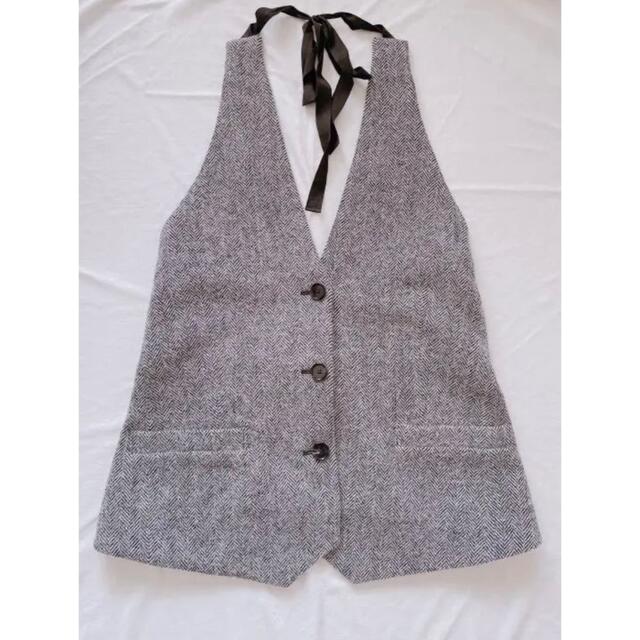 6 ROKU ロク HERRINGBONE VEST/ヘリンボーンベスト | www