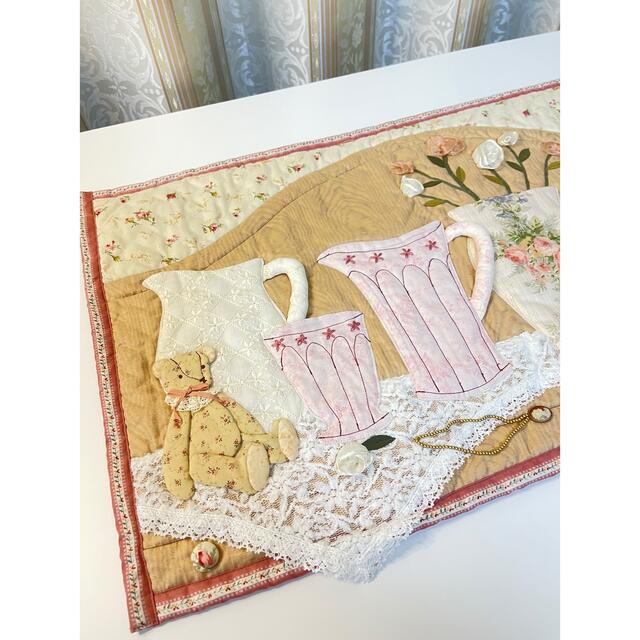 新品/未使用品** マニー 淡いピンクのジャグ&ベアのウォールポケット